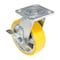 Vestil Polyurethane Swivel With Brake Caster 6 In. Diameter x 2 In. Width 661 lb Yellow/Gray CST-PY-6X2PUA-SWB - alternate 4